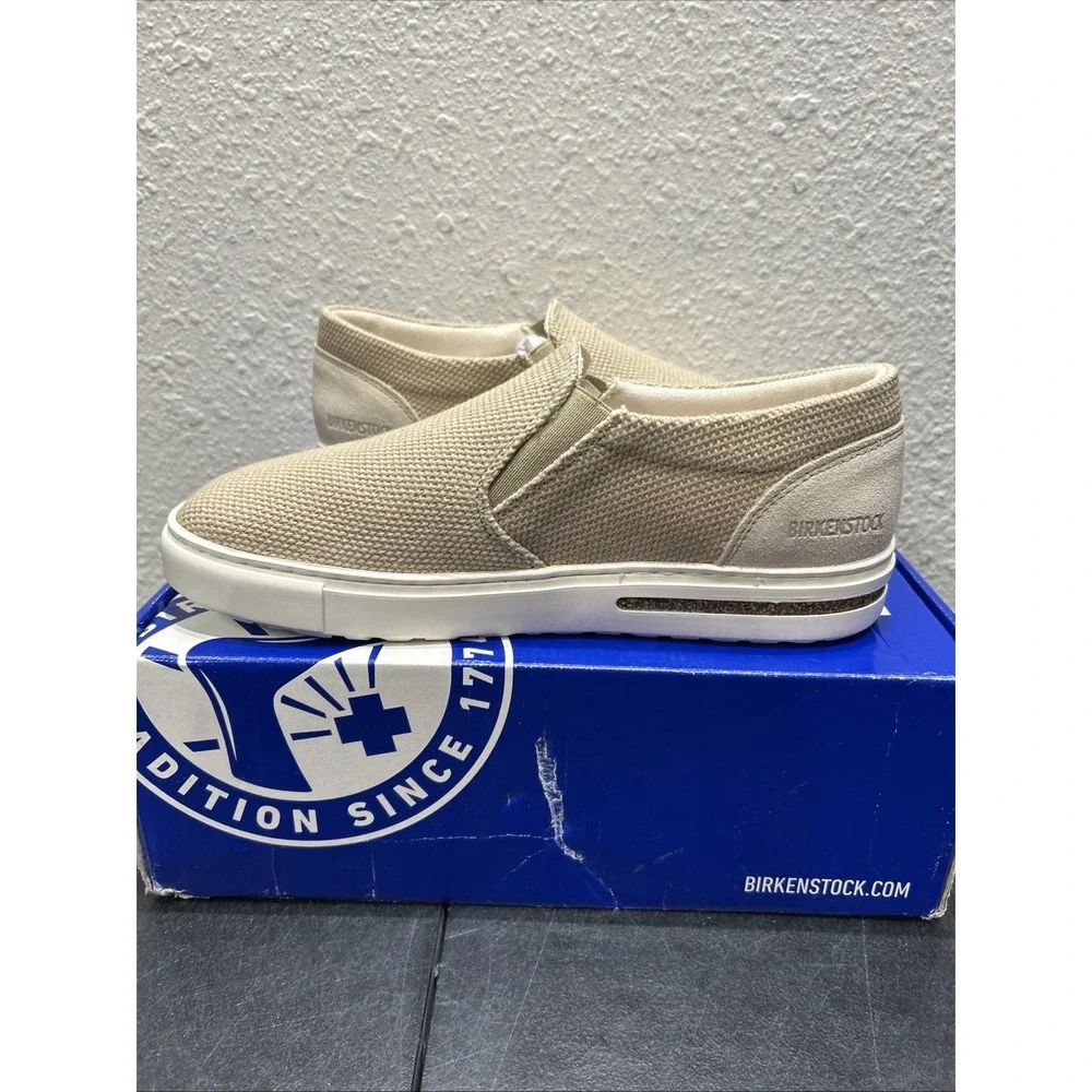 Birkenstock Oswego Textile Suede Sandcastle EU 40 US L9 M7 Unisex